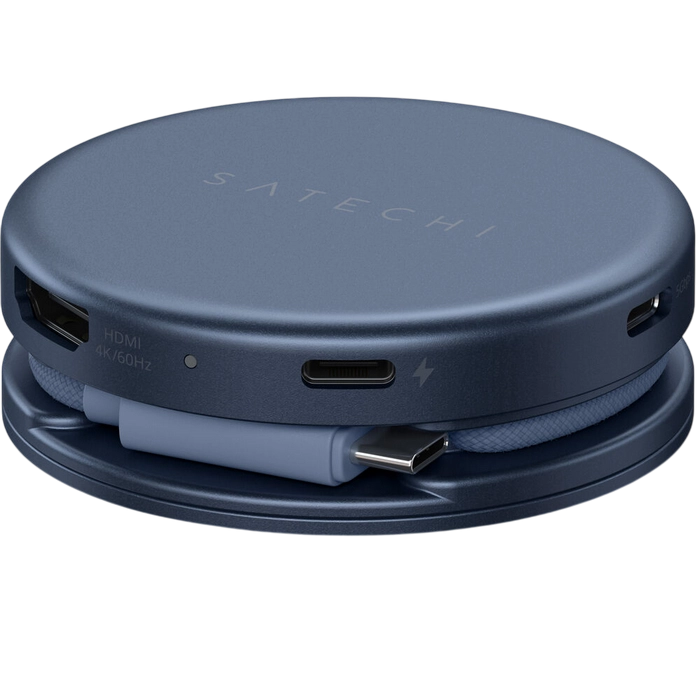 Adaptor multiport Satechi OntheGo Albastru