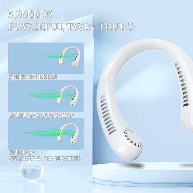 Ventilator Cellularline Neck Flow Portabil Alb