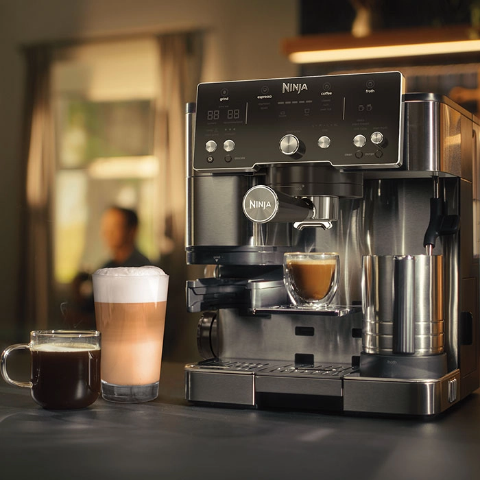 Cafetiera manuala Ninja ES501 Oțel inoxidabil