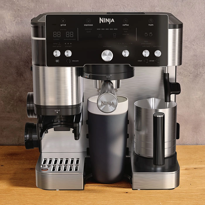 Cafetiera manuala Ninja ES501 Oțel inoxidabil