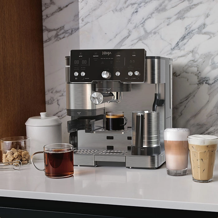 Cafetiera manuala Ninja ES501 Oțel inoxidabil