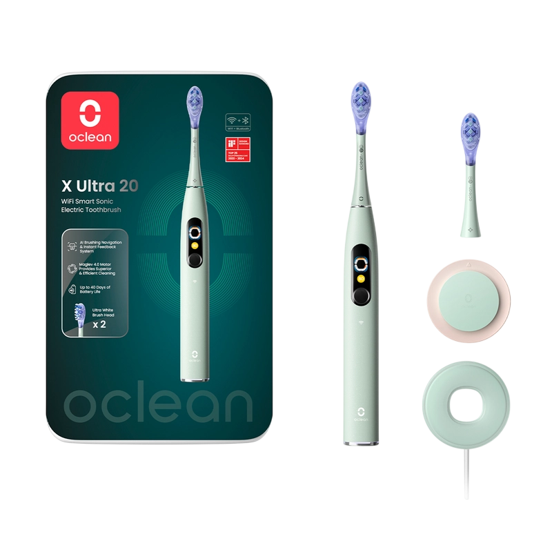 Periuță de dinți electrică Oclean X Ultra 20 Verde