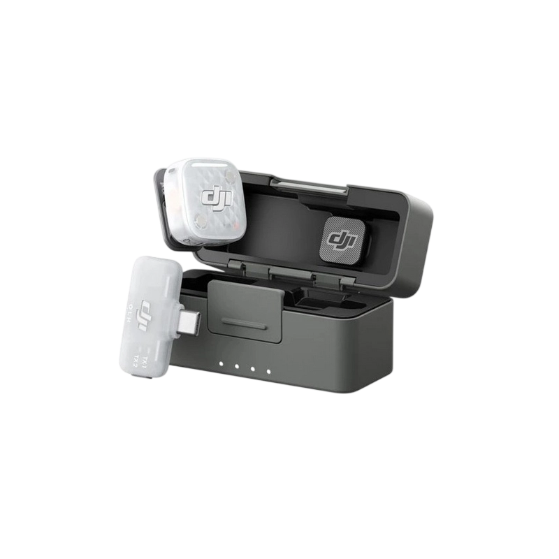 Microfon portabil pentru înregistrare vocală DJI Mic Mini 2S (1 TX + 1 Mobile RX + Charging Case) Fără fir Negru