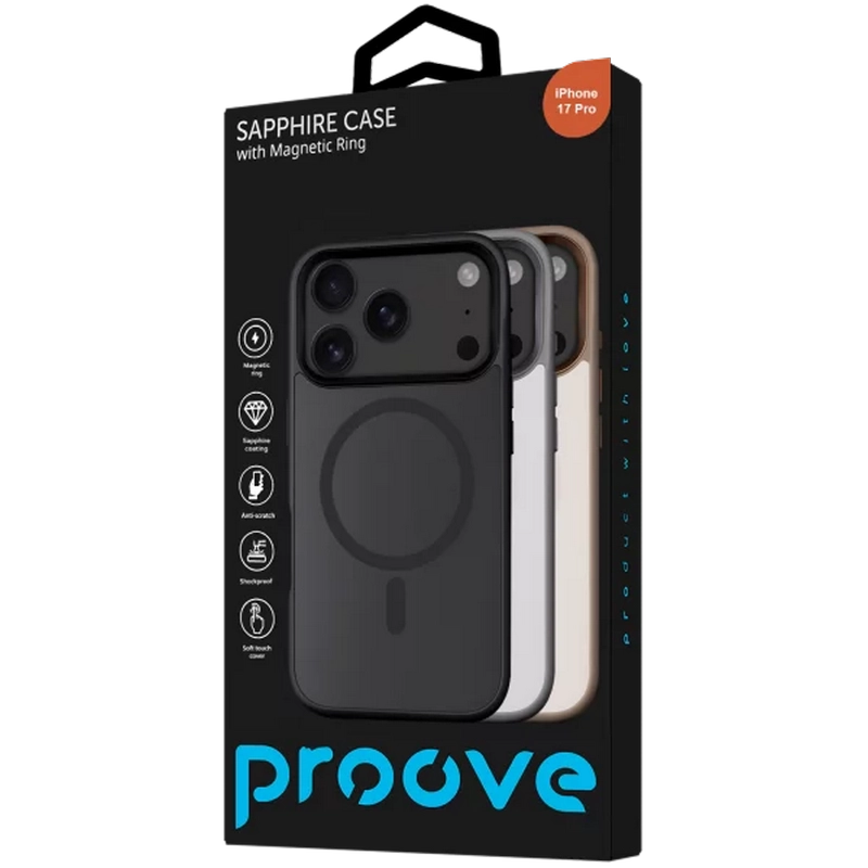 Husă Proove Apple iPhone 17 Pro Sapphire MagSafe Cosmic Orange