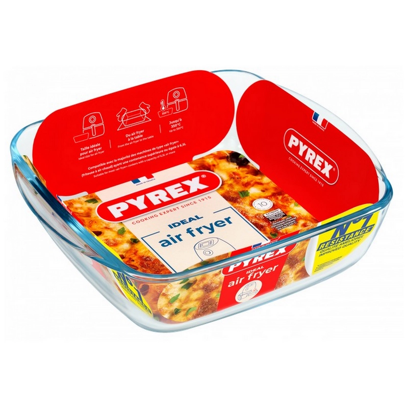 Tava de copt Pyrex 212B100 AirFryer Transparent
