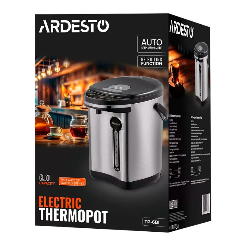 Termopot Ardesto TP-6BI Oțel inoxidabil