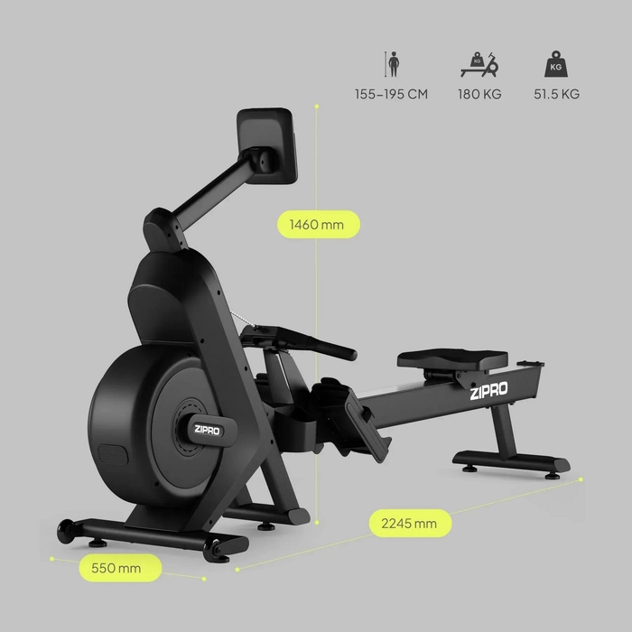Aparat de vâslit Zipro Power 10 Negru
