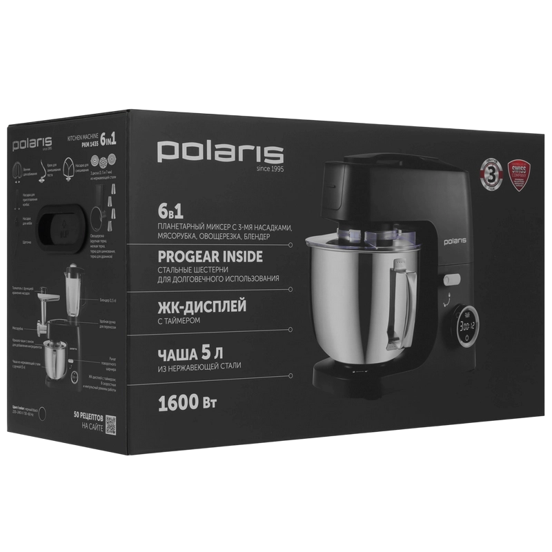 Robot de bucătărie Polaris PKM 1435 Negru