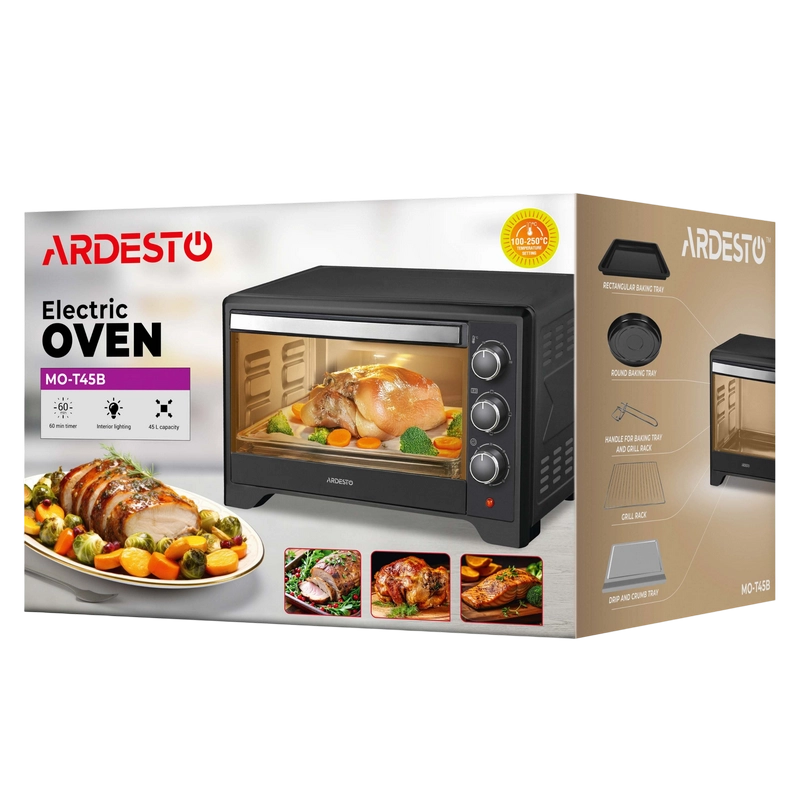 Cuptor Electric Ardesto MO-T45B Negru