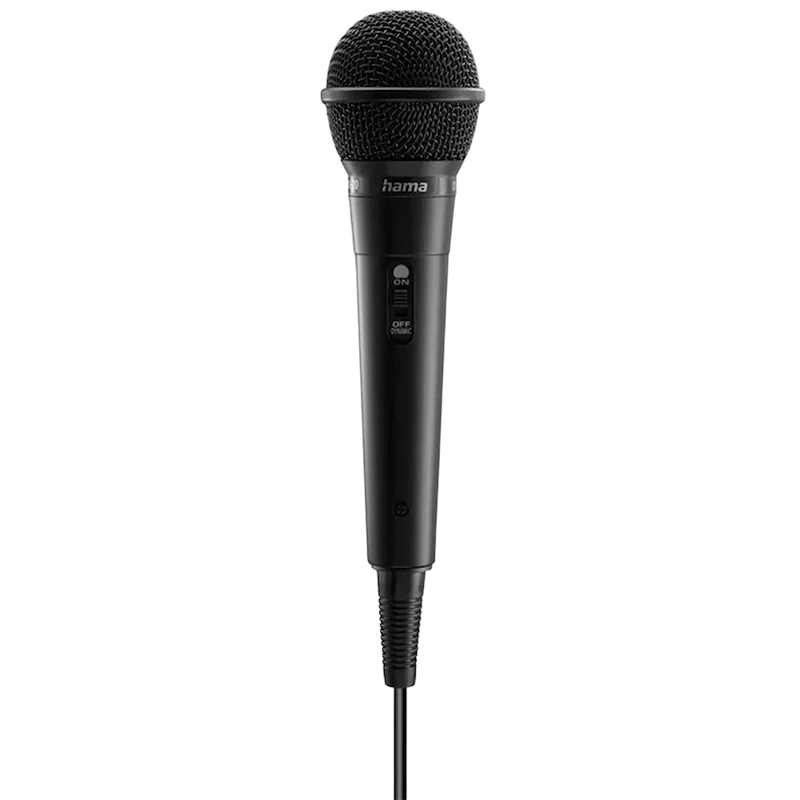 Караоке микрофон HAMA Party Проводной аналоговый Черный