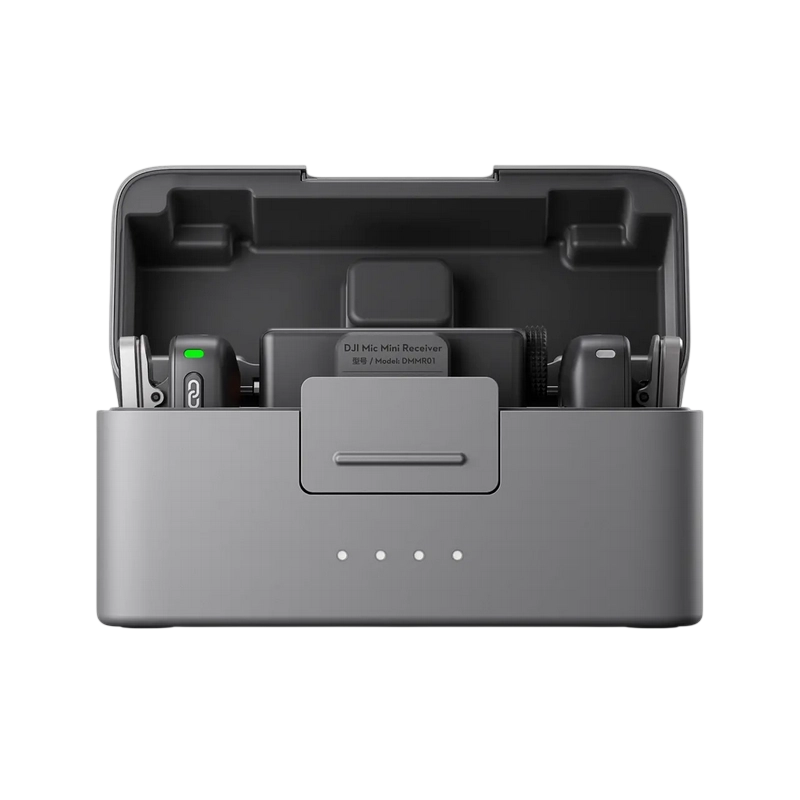 Портативный записывающий микрофон DJI Mic Mini (2 TX + 1 RX + Charging Case) Беспроводной Черный