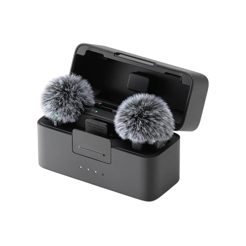 Портативный записывающий микрофон DJI Mic Mini (2 TX + 1 RX + Charging Case) Беспроводной Черный