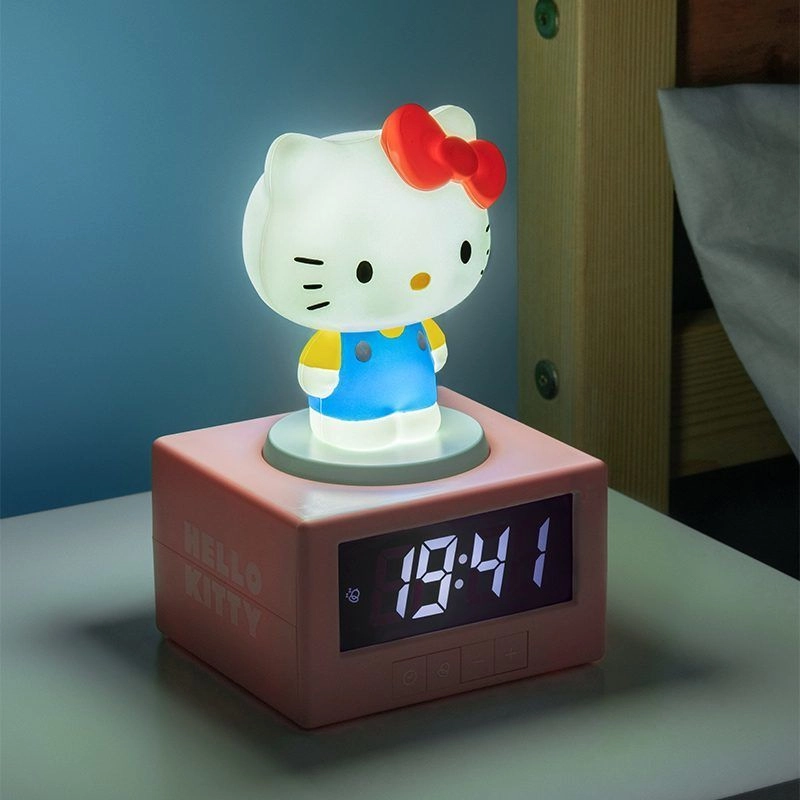 Цифровой будильник Paladone Hello Kitty Белый