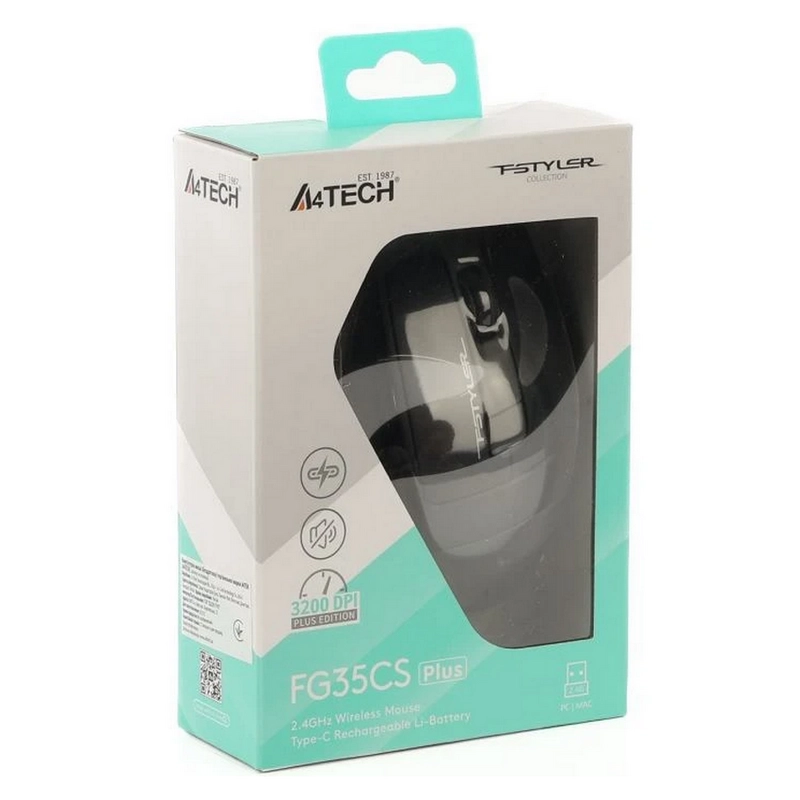 Мышь A4Tech FG35CS Plus Серый