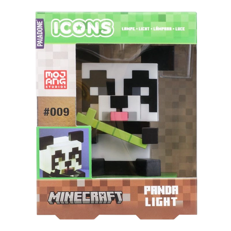 Lampă de noapte Paladone Panda Icon Light Alb rece