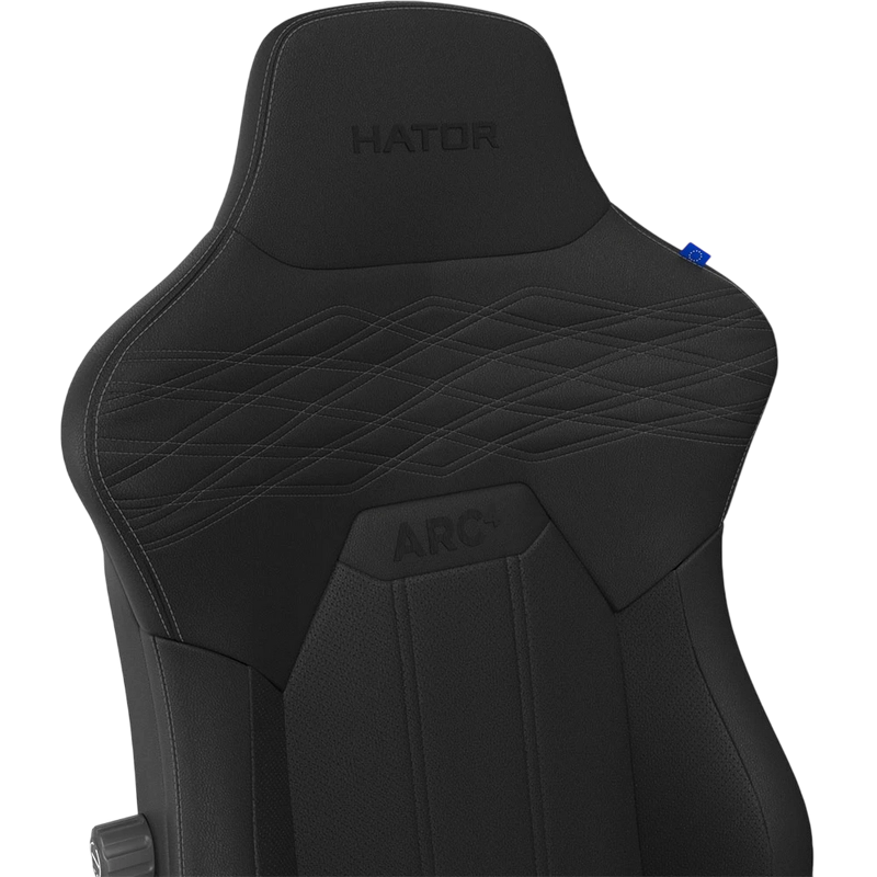 Scaun Gaming HATOR Arc 4 XXL Țesătură, PU Piele Negru