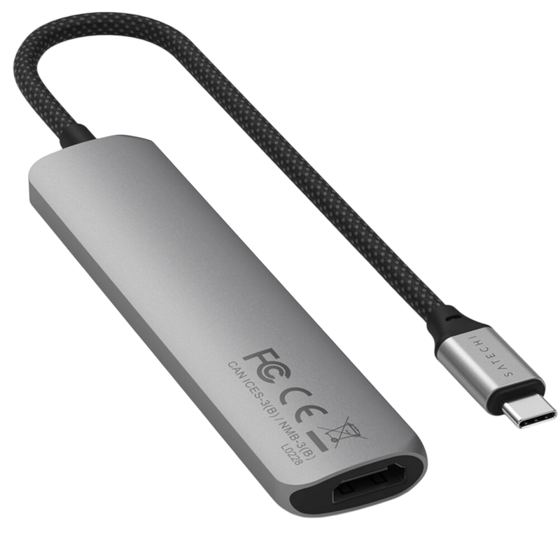 Stație Docking Satechi Slim USB-C Gri