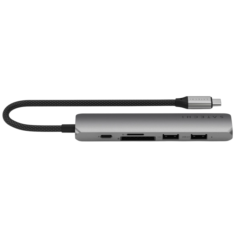 Stație Docking Satechi Slim USB-C Gri