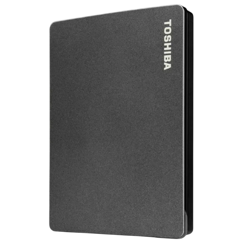 Внешний портативный жесткий диск Toshiba Canvio Gaming 1 ТБ Зеркально-чёрный