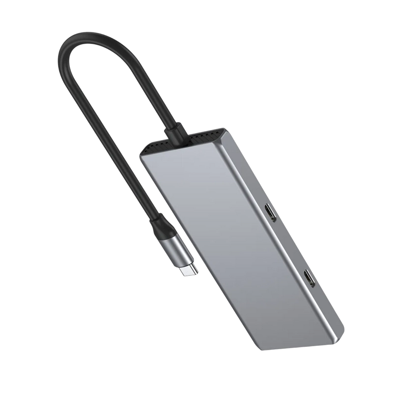 USB-концентратор Gembird UHB-CM-U310-A2C2-01 Серебристый