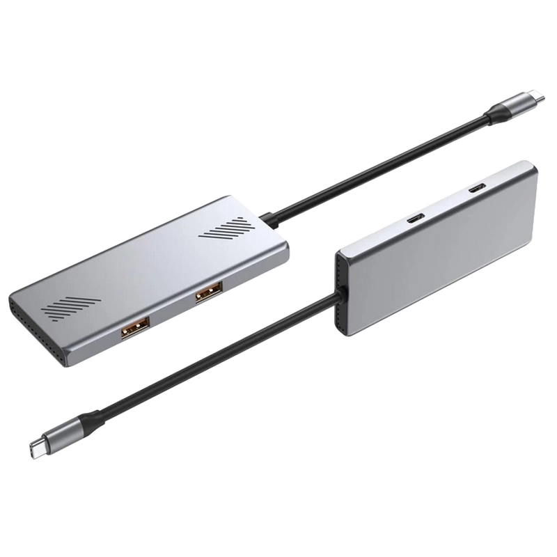 USB-концентратор Gembird UHB-CM-U310-A2C2-01 Серебристый