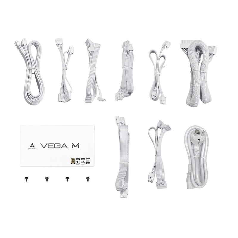 Блок питания для компьютеров Chieftec PPG-1000-CW Vega M ATX Белый