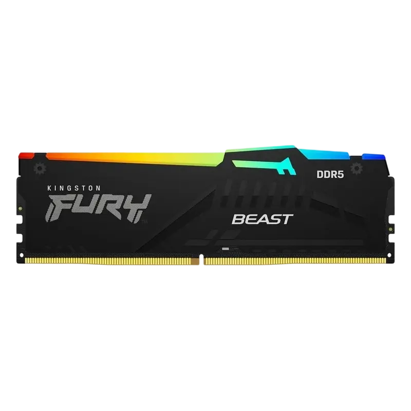 Оперативная память Kingston FURY Beast RGB FURY Beast RGB 16 ГБ Чёрный