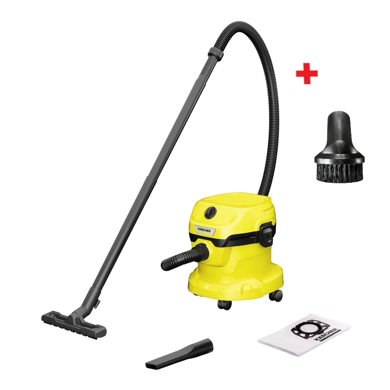 Aspirator Karcher WD 2 Plus V-12/4/18 + Duza WD 1 Galben