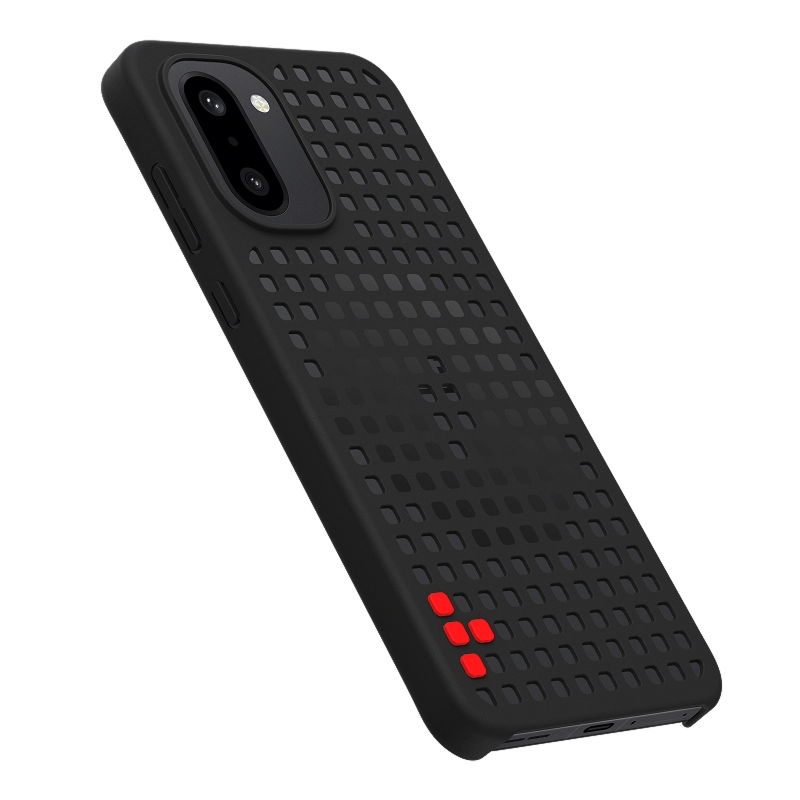 Husă OnePlus 15R Hole-Pattern Magnetic Negru