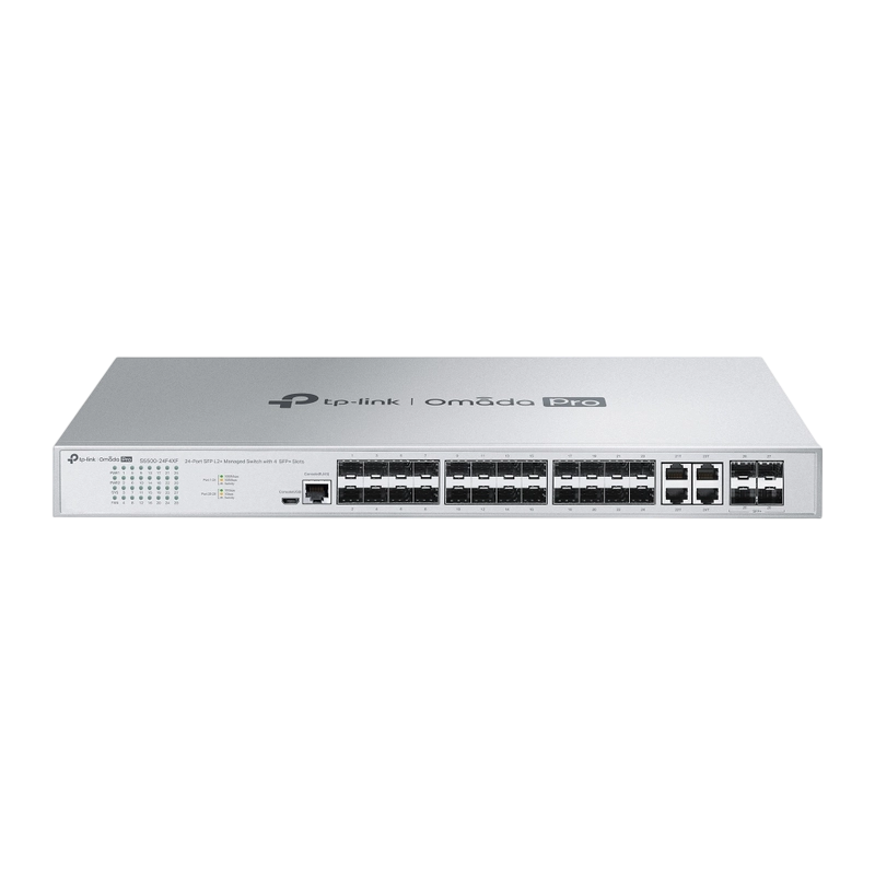 Коммутатор TP-LINK Omada Pro S5500-24F4XF Серебристый