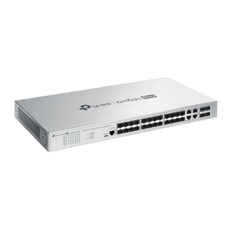 Коммутатор TP-LINK Omada Pro S5500-24F4XF Серебристый