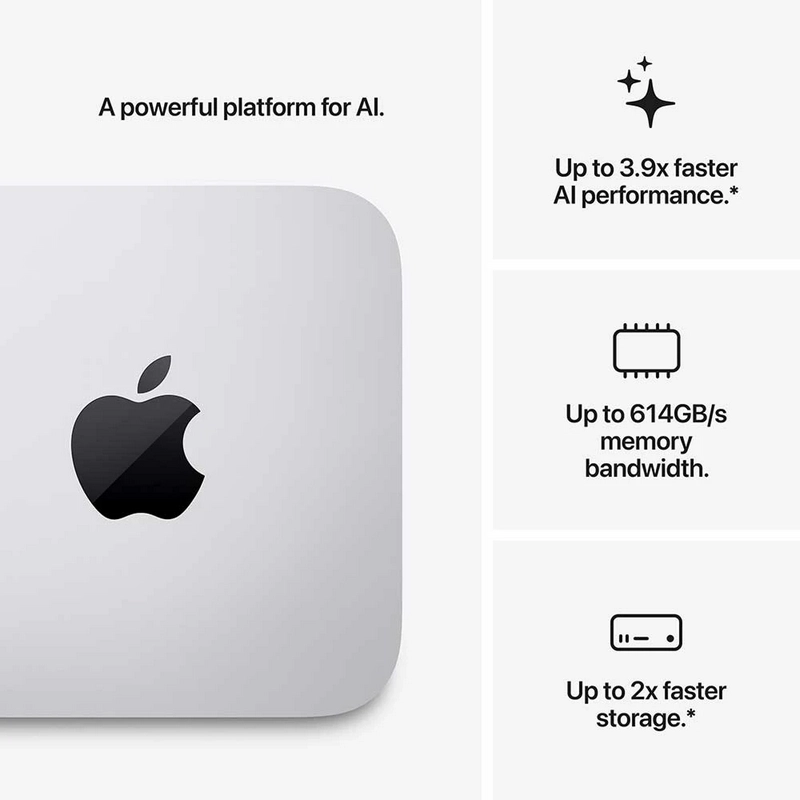 Sistem Desktop PC Apple Mac Studio 2026 M5 Max (18CPU/32GPU) 36 GB Argintiu