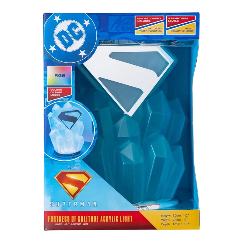 Lampă de noapte Paladone Fortress of Solitude Multicolor