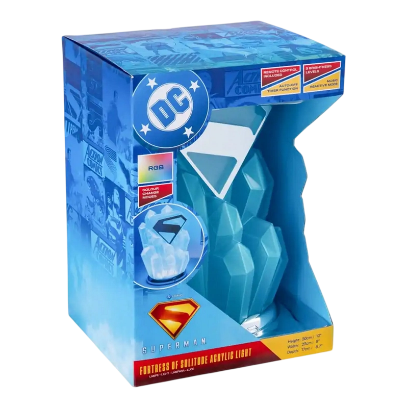 Lampă de noapte Paladone Fortress of Solitude Multicolor