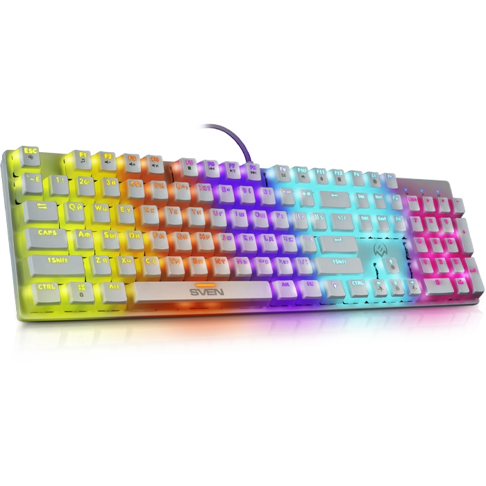 Tastatură SVEN KB-G9200 Mecanic Alb