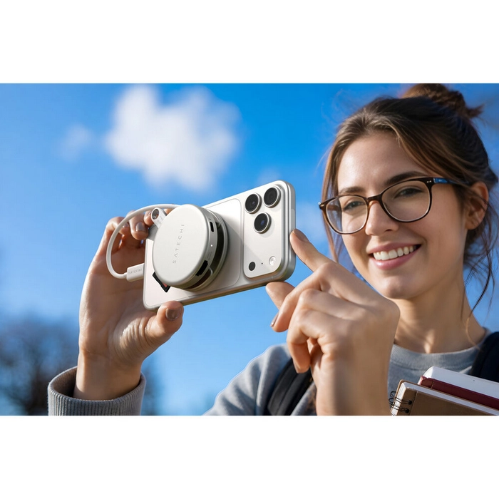 Adaptor multiport Satechi OntheGo Argintiu