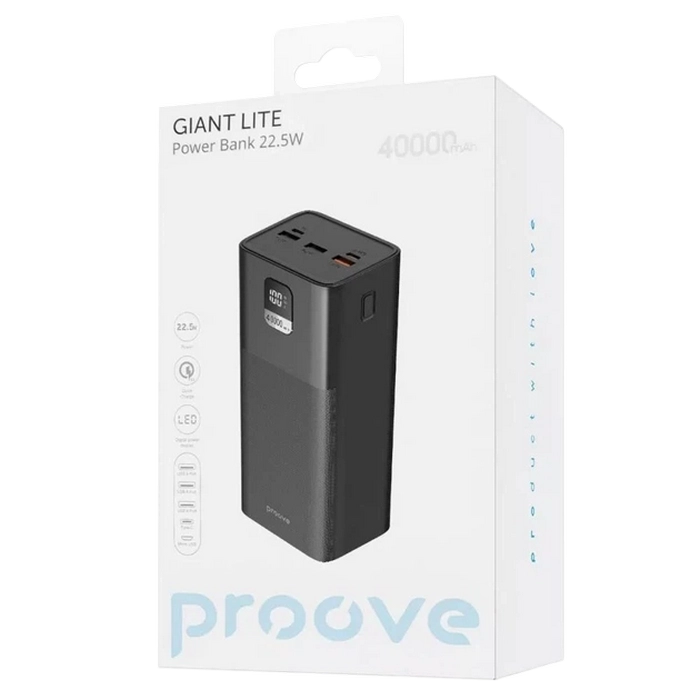 Acumulator extern Proove Giant Lite Negru