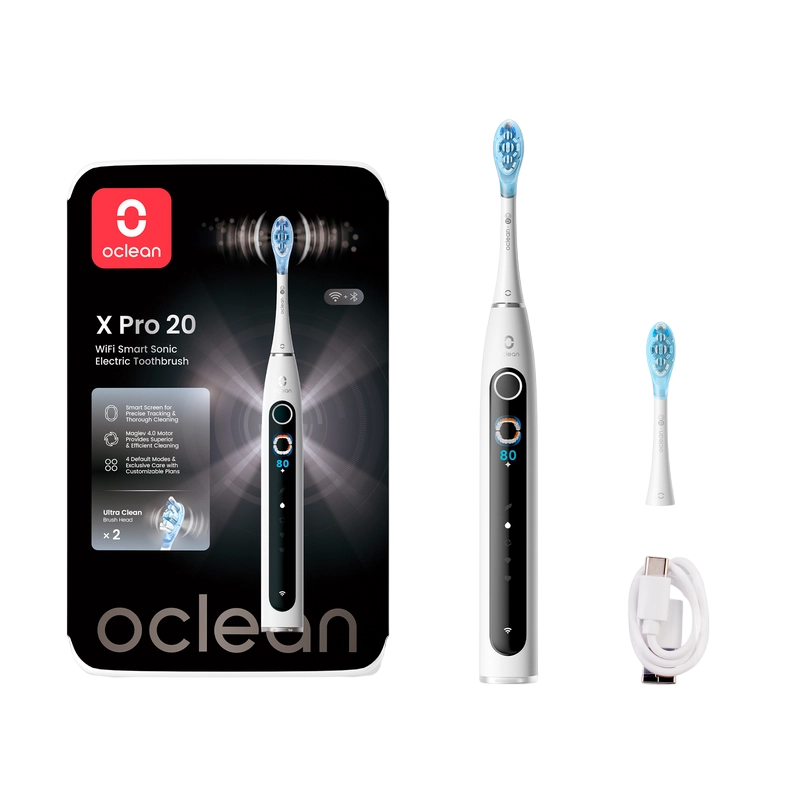 Periuță de dinți electrică Oclean X Pro 20 Alb