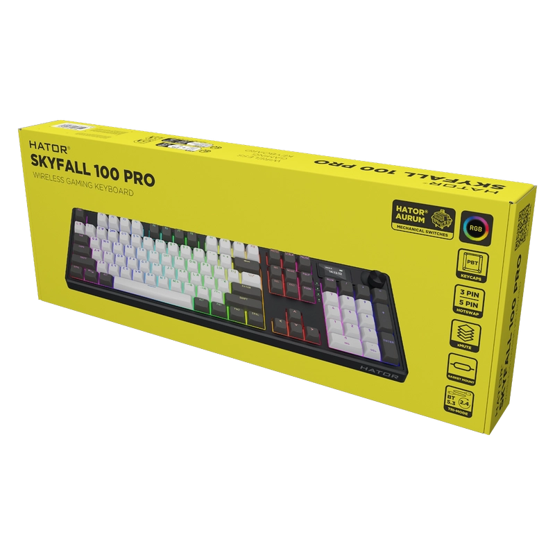 Tastatură HATOR Skyfall 100 PRO Mecanic Negru