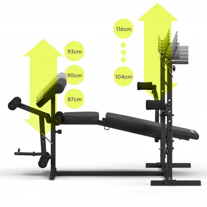 Bancă fitness Zipro Ripped Negru