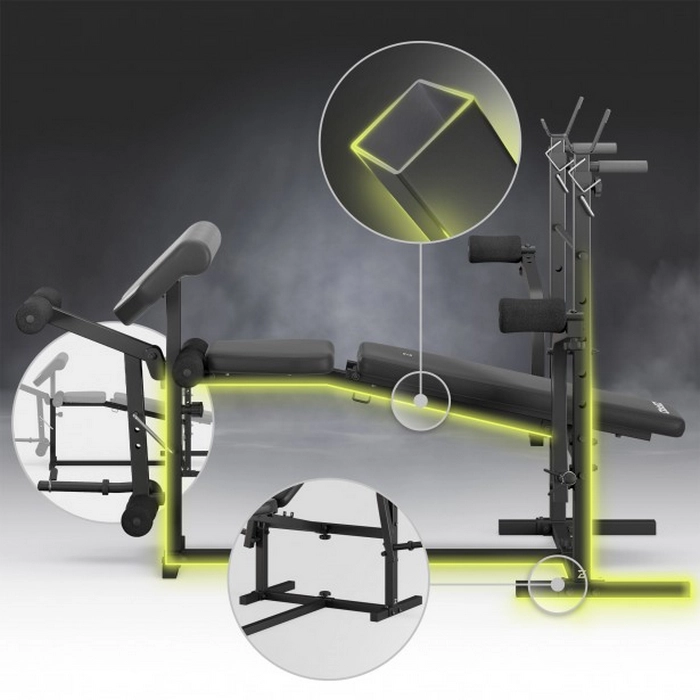 Bancă fitness Zipro Ripped Negru