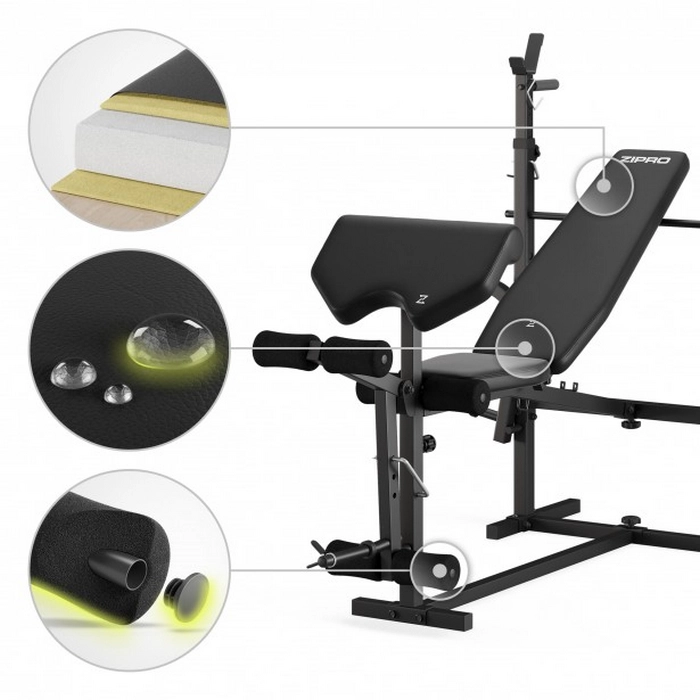 Bancă fitness Zipro Ripped Negru