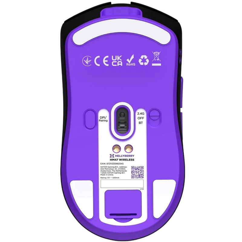 Gaming Mouse HATOR Hellyberry HM47 Negru | Violet