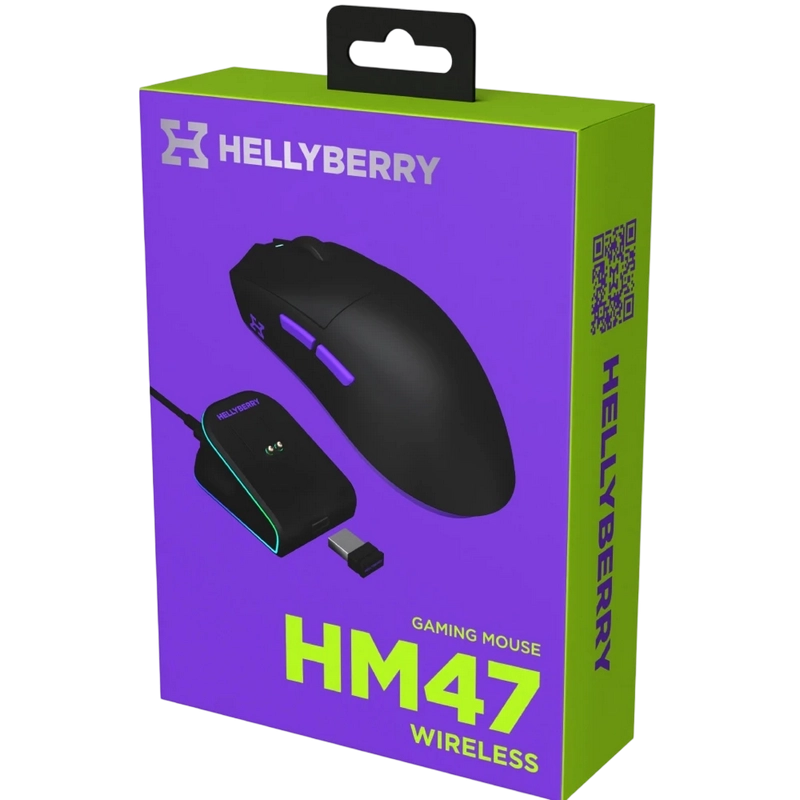 Gaming Mouse HATOR Hellyberry HM47 Negru | Violet