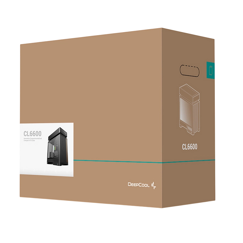 Carcasă PC Deepcool CL6600 Midi-Tower Negru