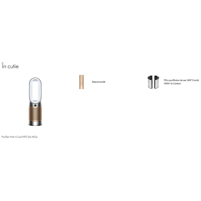 Purificator de aer Dyson HP12 Alb | Auriu