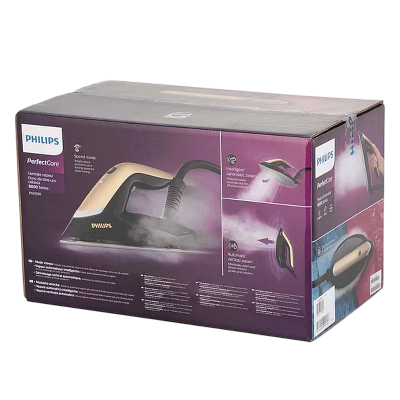 Fier de călcat cu generator de abur Philips PSG8140/80 Negru | Auriu