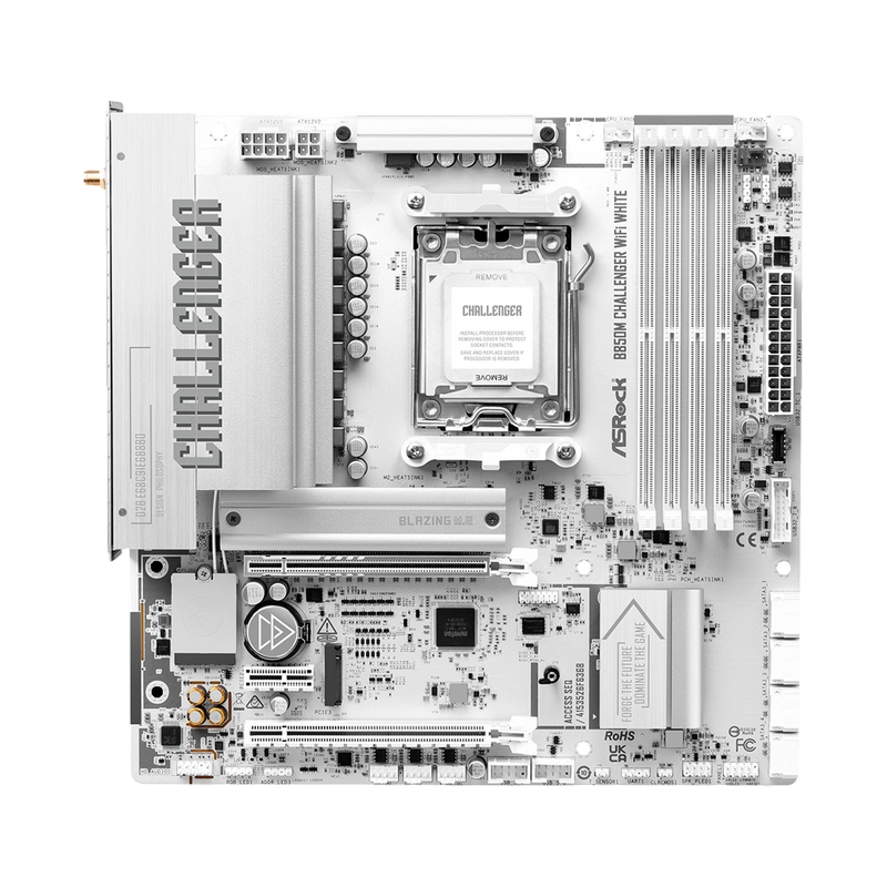 Placă de bază ASRock B850M Challenger WiFi White Micro-ATX