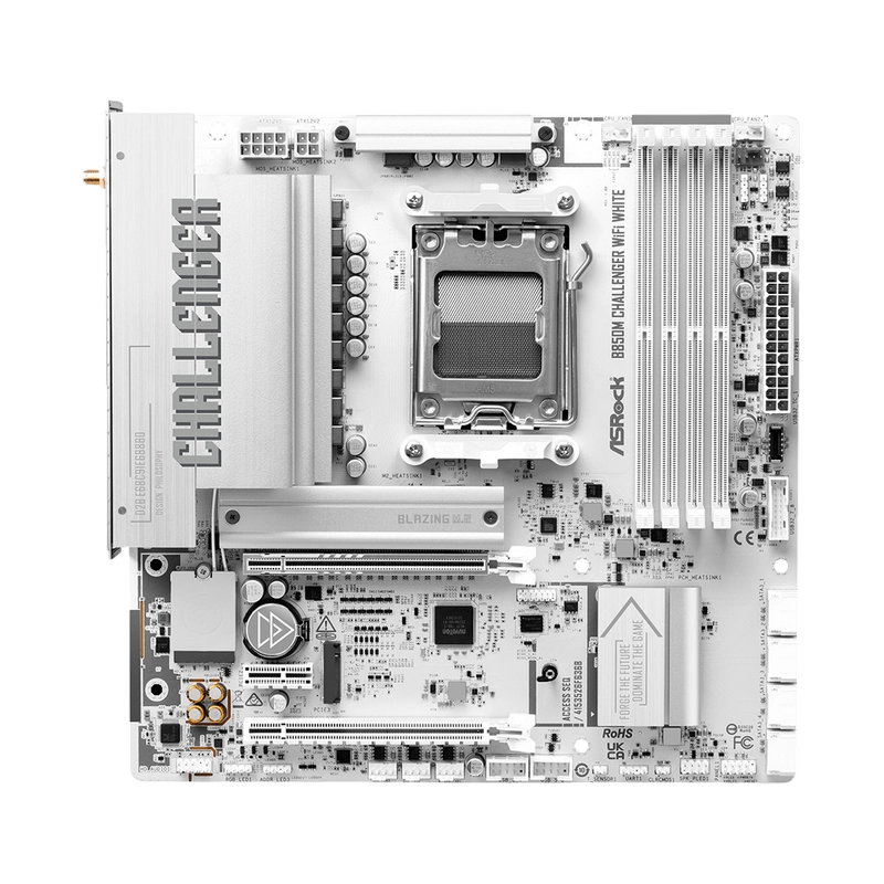 Placă de bază ASRock B850M Challenger WiFi White Micro-ATX