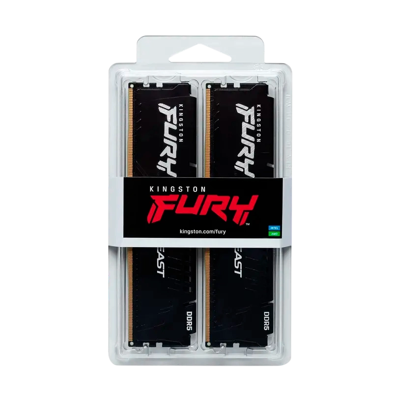Оперативная память Kingston KF560C36BBEK2-16 FURY Beast 16 ГБ Чёрный